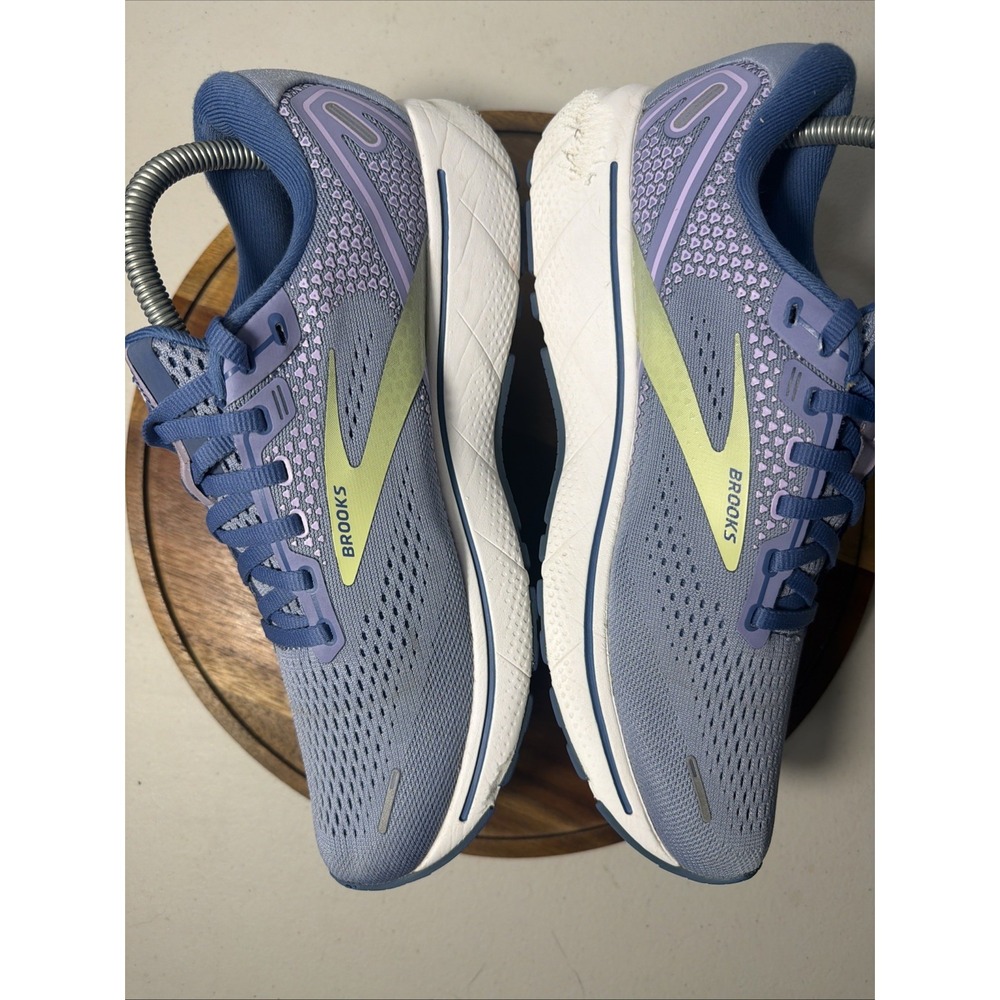 Brooks Ghost 14 Womens Size 9.5 Lilac Blue Running Shoes Sneaker 1203561B544 - Picture 5 of 8